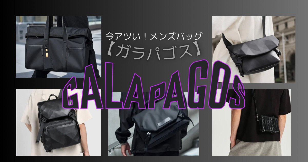 今アツい！ガラパゴスのメンズバッグ